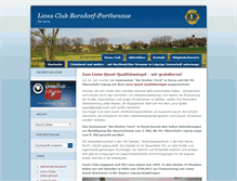 Tablet Screenshot of lions-borsdorf-parthenaue.de